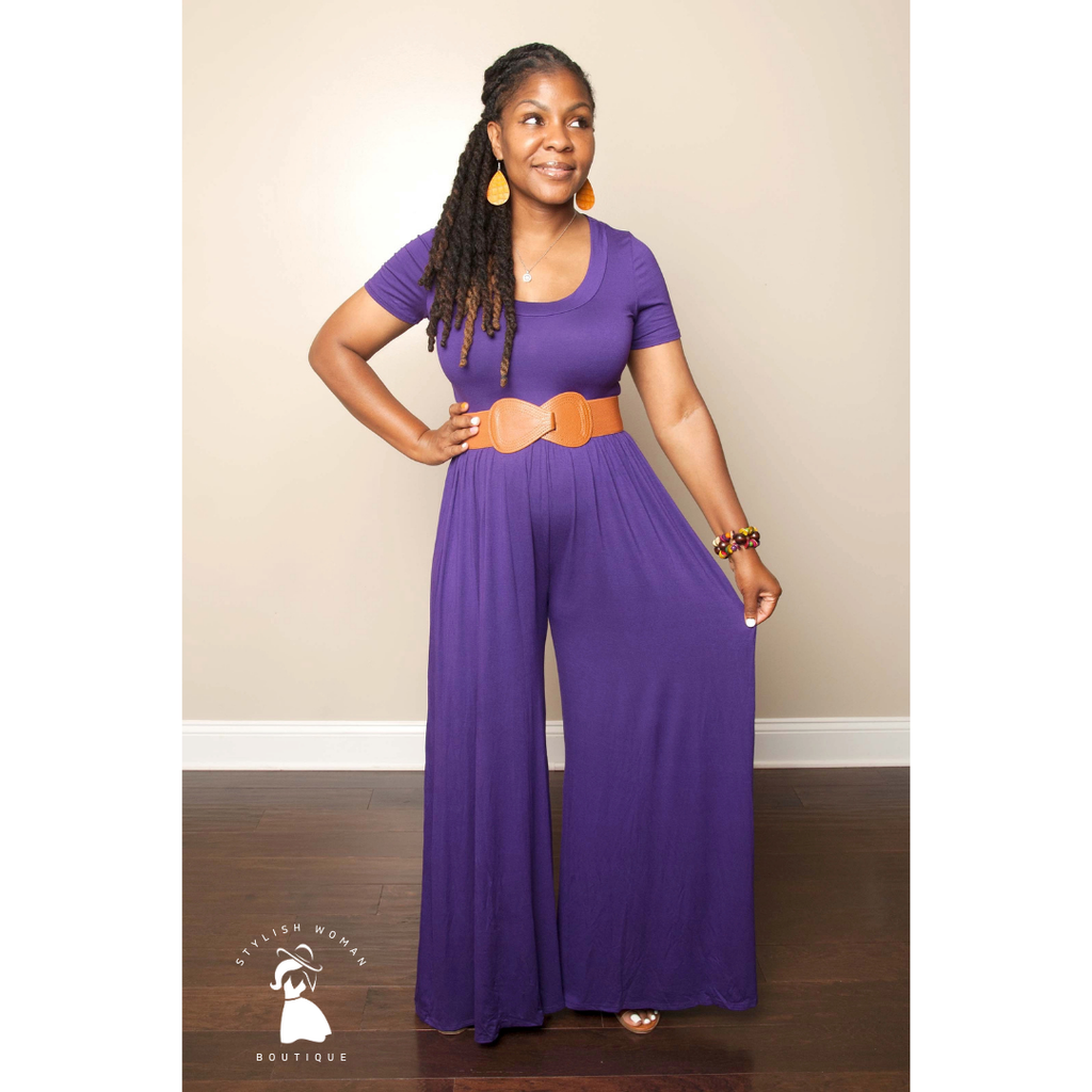 Pretty in Purple Jumpsuit Small (Sizes 8-10) Pretty in Purple Jumpsuit Small (Sizes 8-10)