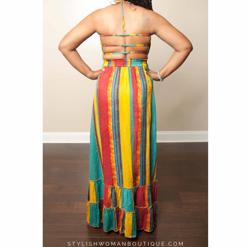 Dainty Diva Multi-Color Maxi Dress