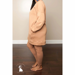 Deep Camel Oversized Leggings Set