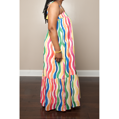 Color Me a Rainbow Maxi Dress